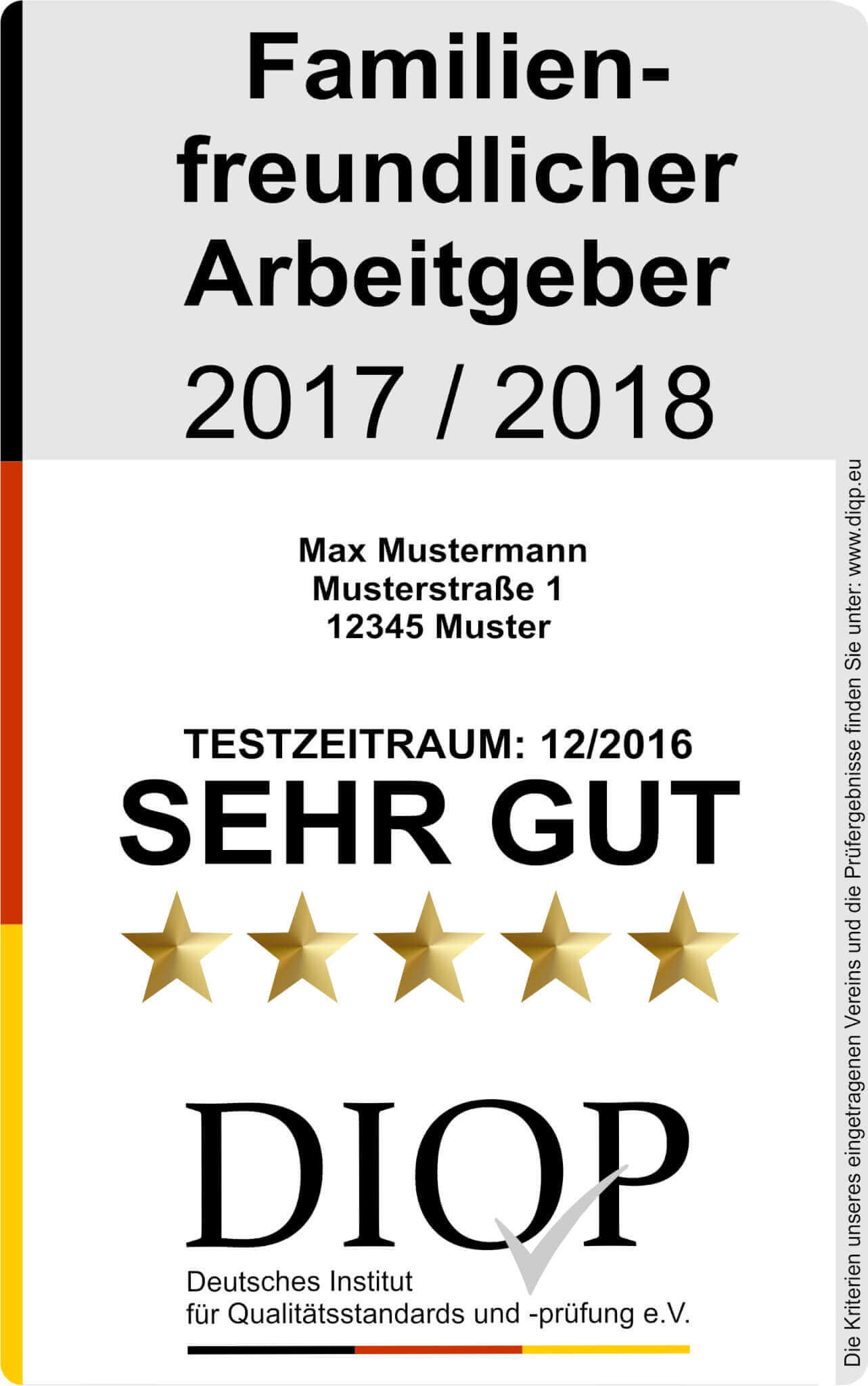 Familienfreundlicher Arbeitgeber Familienfreundlicher Arbeitgeber werden mit DIQP Zertifizierung