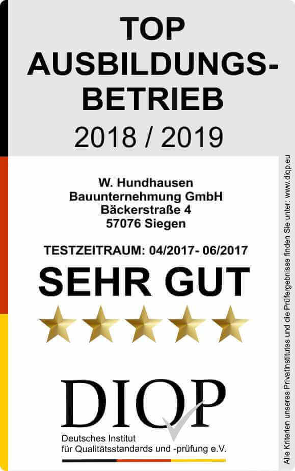 Top Ausbildungsbetrieb 2018-2019 klein Top Ausbildungsbetrieb 2018-2019 klein