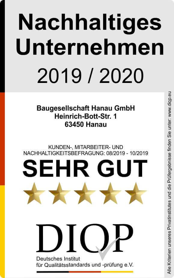 Nachhaltiges Unternehmen - Baugesellschaft Hanau