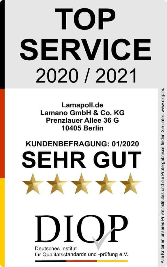 TOP SERVICE - Lamapoll.de