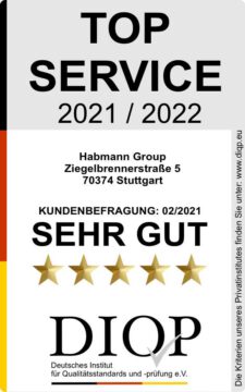 Top Service (DIQP) - Habmann Group Qualitätssiegel