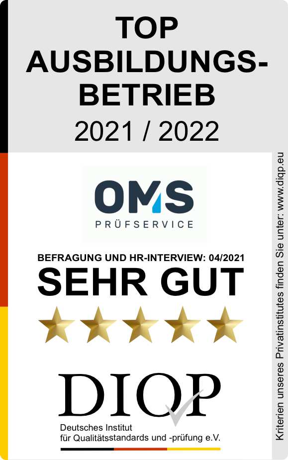 Top Ausbildungsbetrieb - OMS Prüfservice