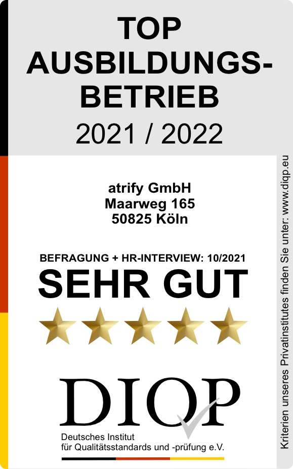 Top Ausbildungsbetrieb (DIQP) - atrify