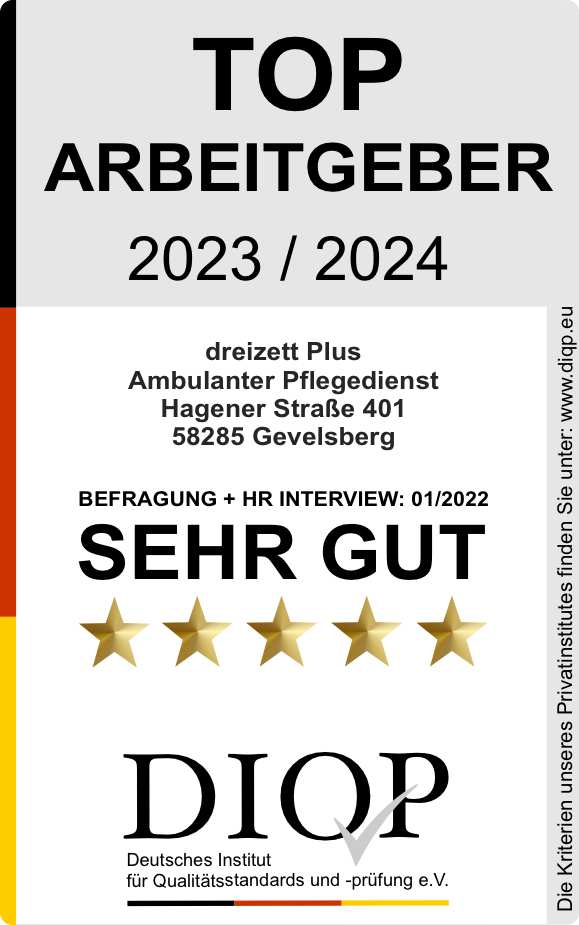 Top Arbeitgeber (DIQP) - dreizett Plus