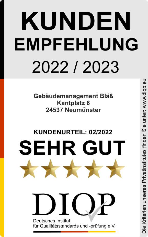 Kundenempfehlung (DIQP) Gebäudemanagement Bläß