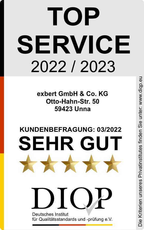 Top Service (DIQP) - exbert GmbH DMaske