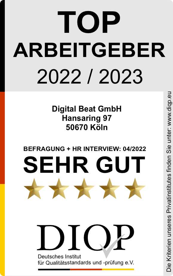 Top Arbeitgeber Digital Beat GmbH