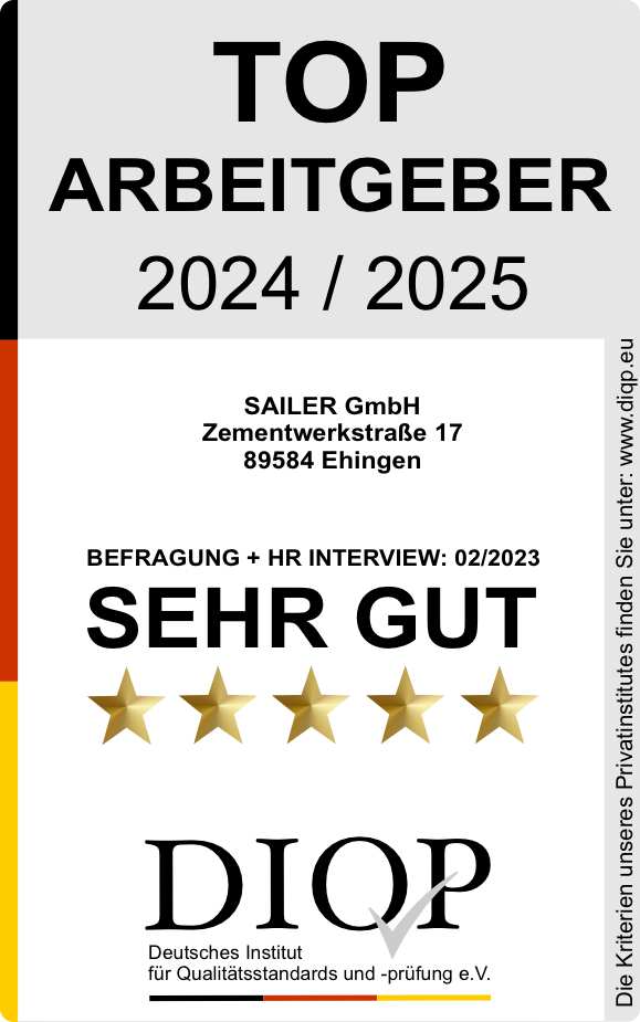 Top Arbeitgeber Sailer GmbH
