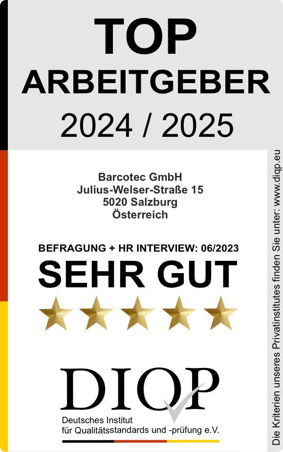 Barcotec Salzburg ist ein Top Arbeitgeber