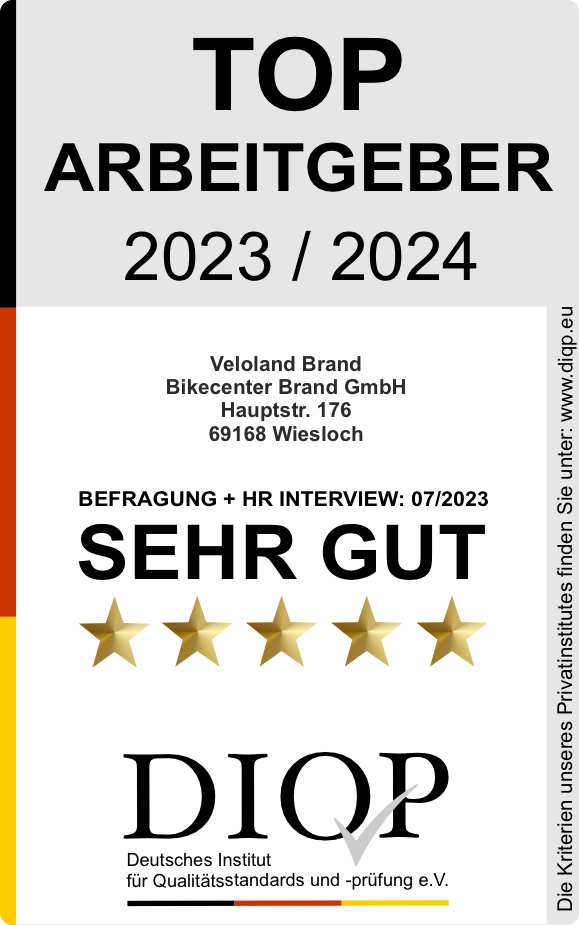 Top Arbeitgeber - Bikecenter Brand GmbH