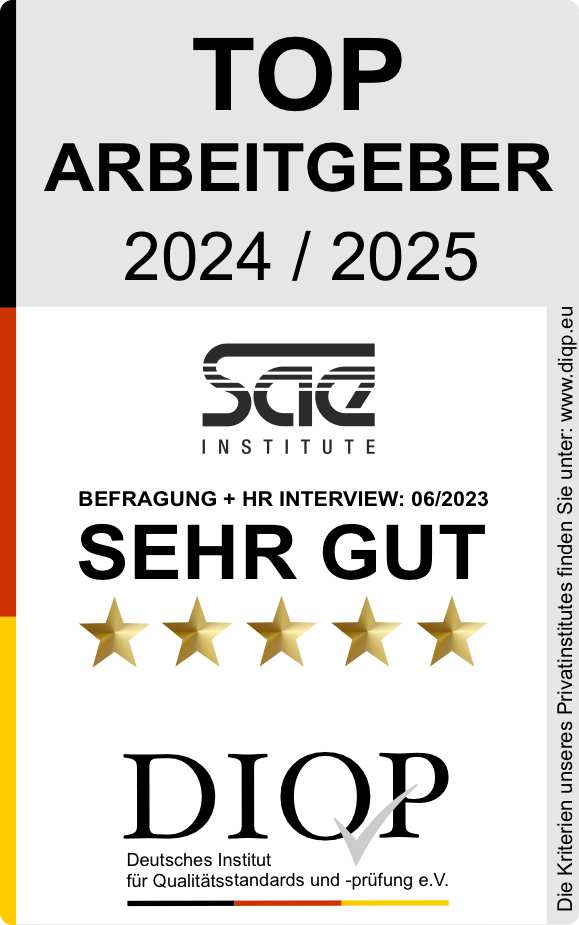 Das SAE Institute ist eine "Top Arbeitgeber"