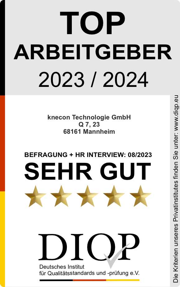 Top Arbeitgeber - knecon Technologie GmbH