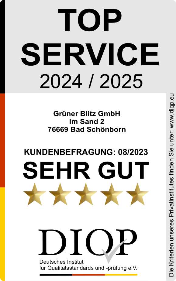 Top Service Grüner Blitz