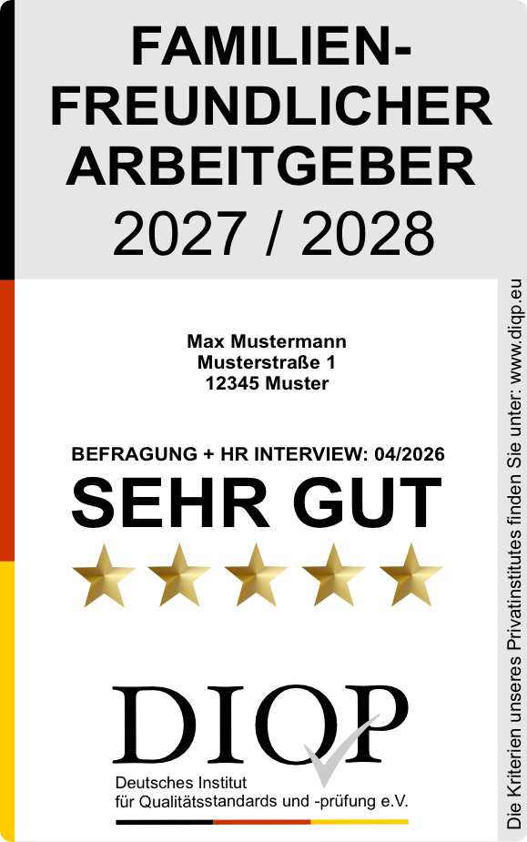 Arbeitgebersiegel: Familienfreundlicher Arbeitgeber